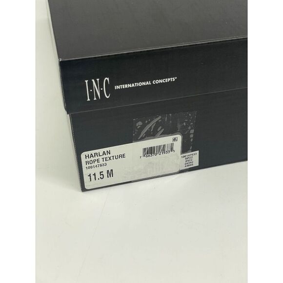 Inc International Concepts Men's Court Sneakers - Rope Texture 11.5M - Picture 6 of 7